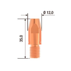 FUBAG Контактный наконечник M10х35 мм CuCrZr D=1.0 мм (25 шт.) в Твери фото