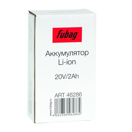 Аккумуляторная батарея FLI5S1P1202 Li-ion к бензиновым газонокосилкам FUBAG с электростартером и минирайдеру (20V/2Ah) в Твери фото