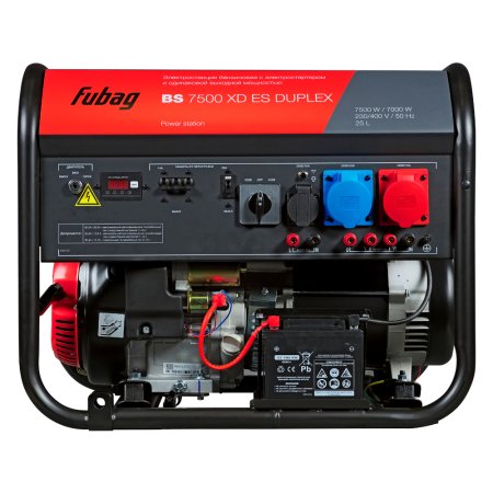 Бензиновый генератор FUBAG BS 7500 XD ES DUPLEX в Твери фото