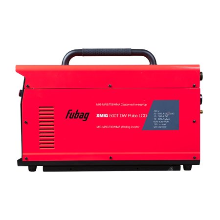 Полуавтомат сварочный FUBAG XMIG 500T DW PULSE + подающий механизм DRIVE XMIG DW PULSE  + горелка FB 550W 3 м + блок жидкостного охлаждения Cool XMIG + шланг-пакет 5 метров 95 мм2 14 pol с жидкостным охлаждением + Тележка  в Твери фото