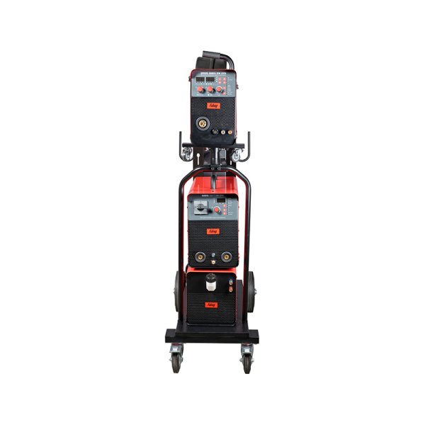 Полуавтомат сварочный FUBAG INMIG 500T DW SYN + подающий механизм DRIVE INMIG DW SYN + шланг-пакет 5 метров 70 мм2 14 pol с жидкостным охлаждением для INMIG 500T DW SYN + горелка FB 500 3m + блок жидкостного охлаждения Cool 70 + тележка для аппаратов в Твери фото