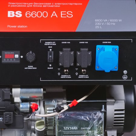 FUBAG Бензиновый генератор с электростартером и коннектором автоматики BS 6600 A ES в Твери фото