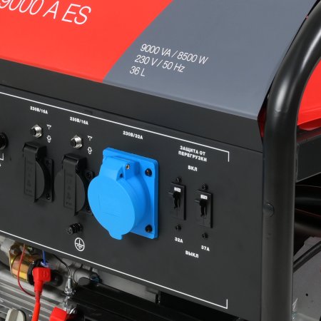 Бензиновый генератор FUBAG BS 9000 A ES с электростартером и коннектором автоматики в Твери фото