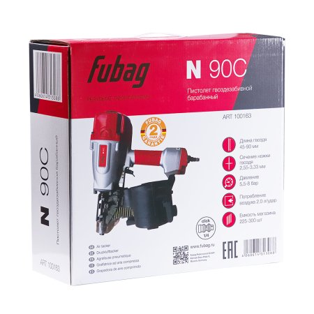FUBAG Пистолет гвоздезабивной барабанный N90C в Твери фото