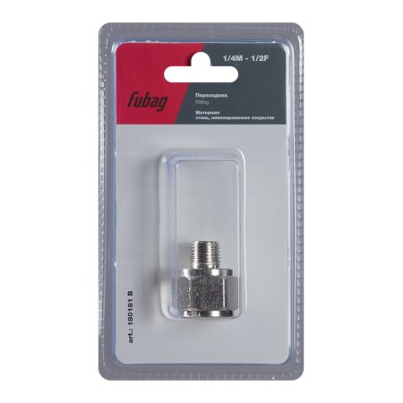 FUBAG Переходник 1/4 дюйма M на 1/2 дюйма F, блистер 1 шт в Твери фото