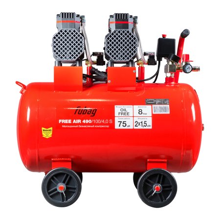 Компрессор безмасляный малошумный FUBAG Свободный Воздух (Free Air) 490/100/4.0 S в Твери фото
